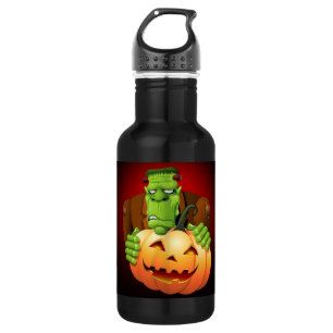 Garrafa Cartoon Frankenstein Monster com Pumpkin