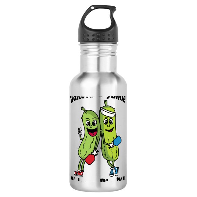 Garrafa Cartoon Par Pickleball Team Big Dill Stain (Frente)