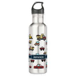 Garrafa Cartoon Truck Car Cargueiro Nome do Veículo Person