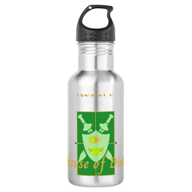 Garrafa Casa de Dink Pickleball Crest Personalizado (Frente)