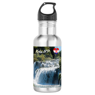 Garrafa Cascata no Parque Nacional de Krka - Dalmácia, Cr