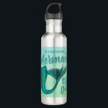 Garrafa Cauda fora de serviço iridescente da sereia<br><div class="desc">Garrafa de água feminino para sereias fora de serviço este verão.</div>