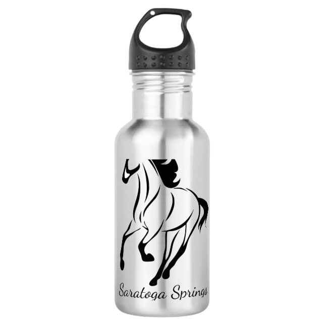 Garrafa Cavalo de competência de Saratoga Springs (Frente)