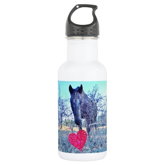 Garrafa Cavalo e Coração (Frente)