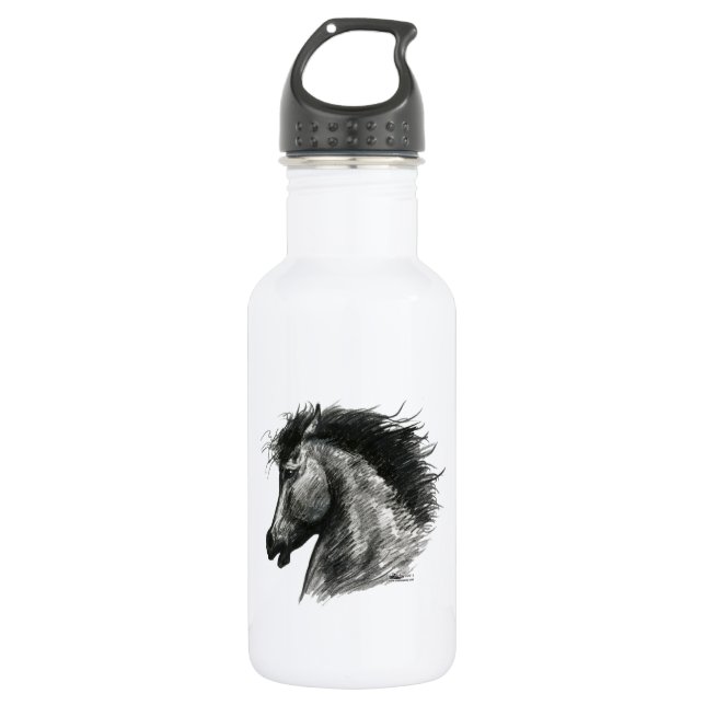 Garrafa Cavalo Selvagem de Fiery (Frente)