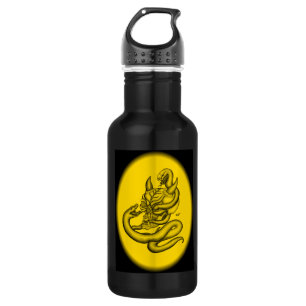 Garrafa Caveira - Cabeça Diabo com Cobra