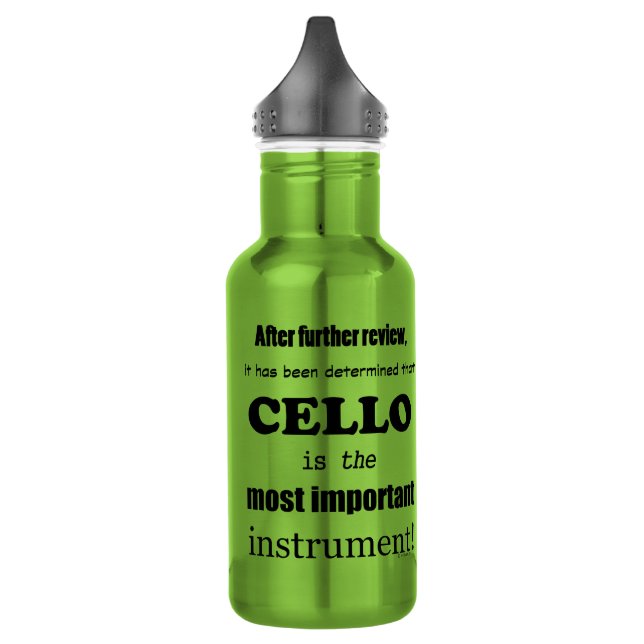 Garrafa Cello - Instrumento Mais Importante (Esquerda)