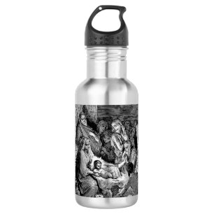 Garrafa Cena de Natal Ilustrada