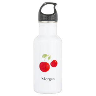 Garrafa Cerejas De Aquarela