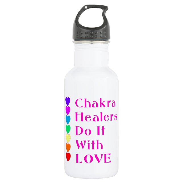 Garrafa Chakra Healers Faz Isso Com Amor (Frente)