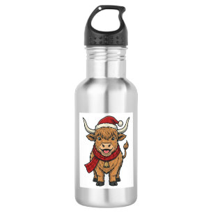 Garrafa Chapéu de Papai Noel Vintage de Vaca das Terras Al