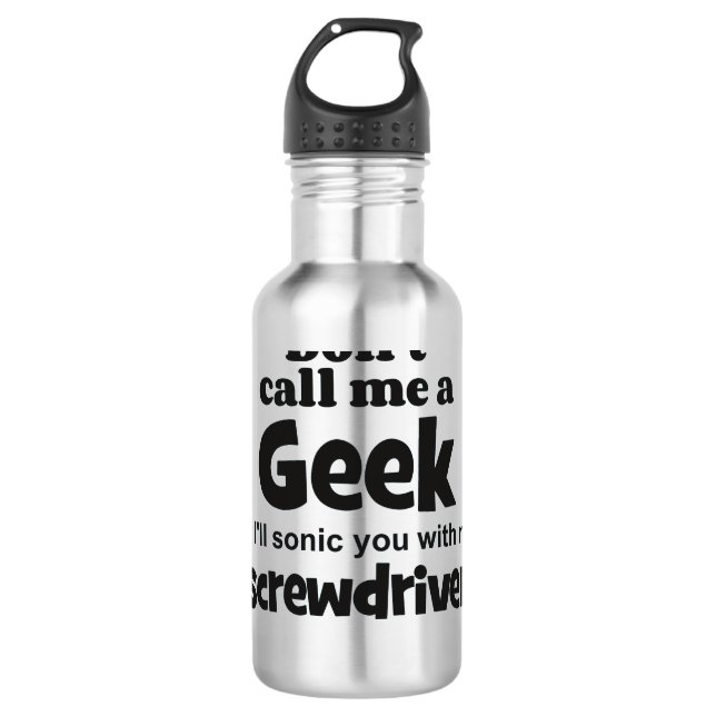 Garrafa chave de fenda do geek bf (Frente)
