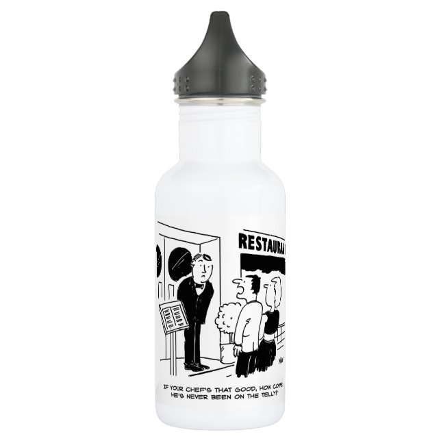 Garrafa Chef no Restaurante não está no Cartoon de Televis (Esquerda)