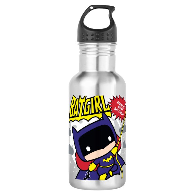 Garrafa Chibi Batgirl Pronto Para Ação (Frente)