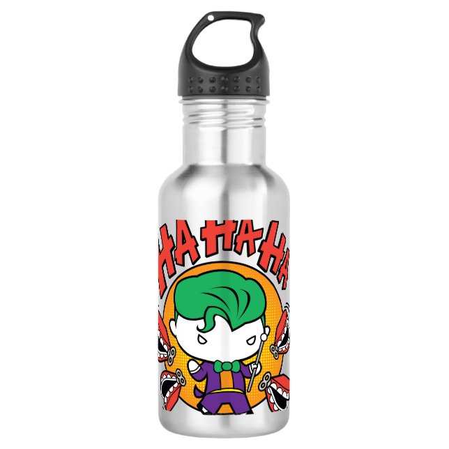 Garrafa Chibi Joker Com Dentes De Brinquedo (Frente)