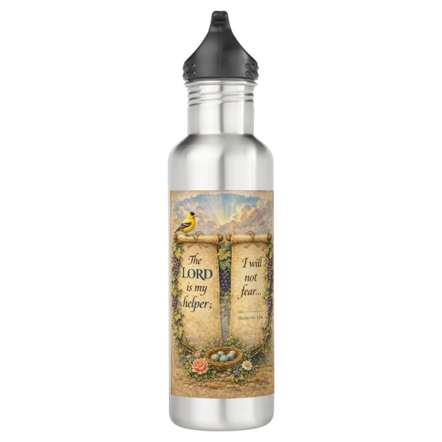 Garrafa Christian Bible Verse Water Bottle (Direita)