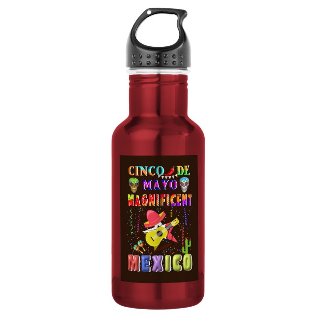 Garrafa Cinco de Mayo magnífico México (Frente)