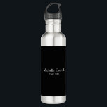 Garrafa Cinza Negra Minimalista Moderna e Exclusiva Profis<br><div class="desc">Ferramentas de Edição Fácil. Tipos e tamanhos diferentes,  opções de cores e fontes.</div>