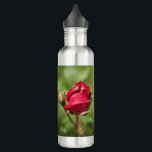Garrafa Citação inspiracional com imagem florescente rosa<br><div class="desc">Uma bela fotografia de uma rosa vermelha floresce,  com uma citação inspiradora que diz: "Eu sou um jardim de um rosa solteiro,  florescendo de maneiras infinitas"</div>