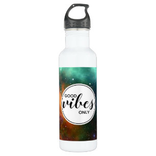 Garrafa Citação Somente Boas Vibrações da Galáxia Espacial