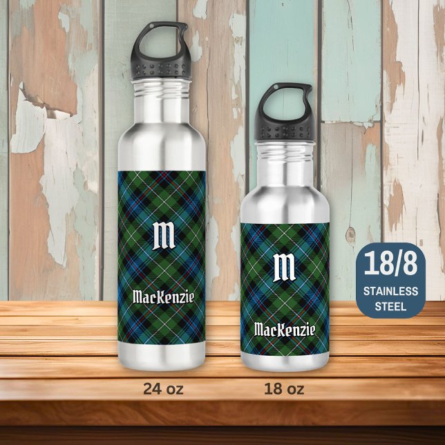 Garrafa Clan MacKenzie Tartan Stainless Steel Water Bottle (Criador carregado)