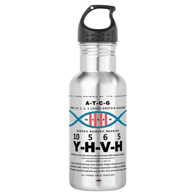 Garrafa Código DNA-YHVH, (Frente)