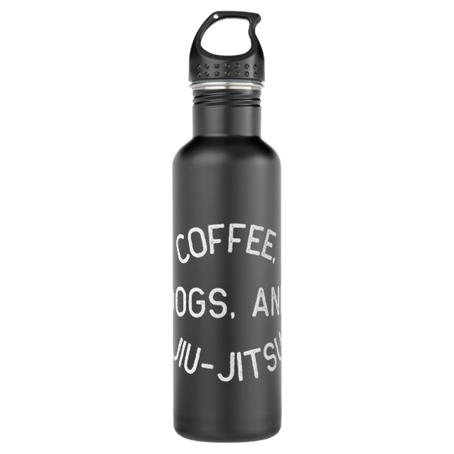 Garrafa Coffee Dogs Jiu Jitsu Shirt for BJJ, Jujitsu Gift (Frente)