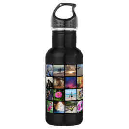 Garrafa Colagem ou Instagram da foto de dezesseis cantos