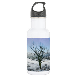 Garrafa Colinas Ozark cobertas por neve Bote de Água de Aç