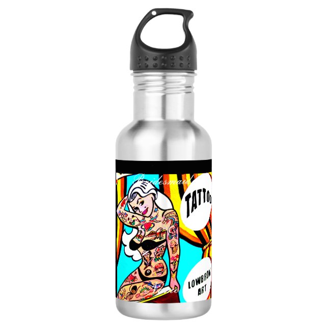Garrafa Colmeia-sereia personalizada (Frente)
