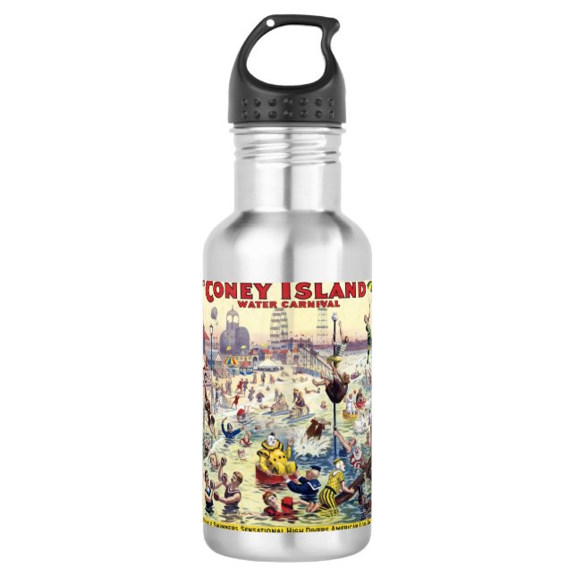 Garrafa Coney Island Water Carnival, 1898 (Frente)