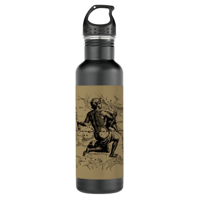 Garrafa Constelação Aquarius Hevelius 1690 Jan 20 Fev 18 (Frente)