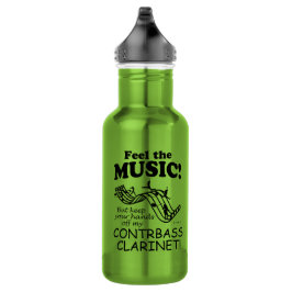 Garrafa Contrabass Clarinet Sente A Música