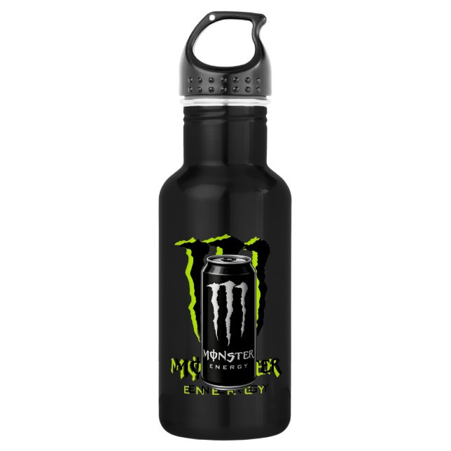 Garrafa Copo Térmico Garra de Energia Verde Neon - Isolado (Frente)
