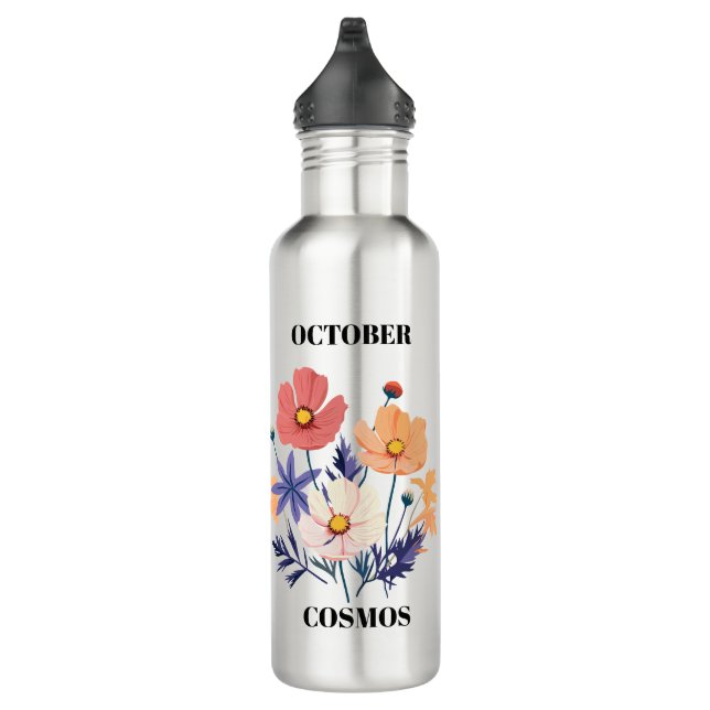 Garrafa Cosmic Flow • October Birth Flower Water Bottle  (Direita)
