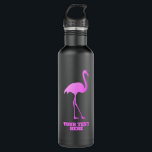 Garrafa Costume de pelúcia de pássaro rosa-claro<br><div class="desc">Garrafa de água de aço inoxidável personalizada, de silhueta de pássaro rosa-neon. Ideia de presente única para amigos, família, treinador desportivo, jogador, equipe, crianças, etc. design com silhueta exótica. Crie sua própria garrafa de bebida divertida. Cores personalizadas. Adequado para crianças e adultos. Disponível em cores e tamanhos diferentes. Artigos para...</div>