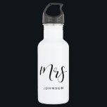 Garrafa Costume elegante Sra.<br><div class="desc">Sr. e Sra. casal caneca de café,  personalizável com seu próprio nome e suas cores favoritas.</div>