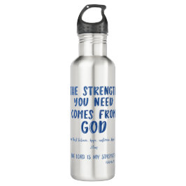 Garrafa Cotação de mensagem inspiracional e verso de Bíbli