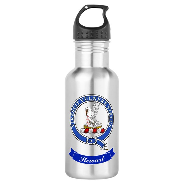 Garrafa Crachá Stewart Clan Personalizado (Frente)