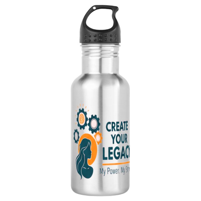 Garrafa Create your legacy Water Bottle (Frente)