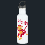 Garrafa Crianças de macacos vermelhos divertidos personali<br><div class="desc">Uma garrafa de água para crianças brilhantes e coloridas. Perfeito para uma criança vibrante levar para a escola ou para o esporte e depois dos clubes escolares. O nome na garrafa facilita a identificação. A garrafa diz: "Bailey" ou personalize esta garrafa com o nome de sua escolha. Outros itens correspondentes...</div>