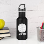 Garrafa Crianças Personalizadas de Voleibol<br><div class="desc">Design personalizado para seus pequenos atletas e fãs esportivos.</div>