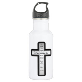 Garrafa Cruz do 3:16 de John somente