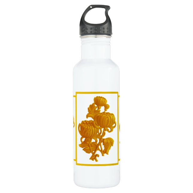 Garrafa Crysanthemum Amarelo (Frente)