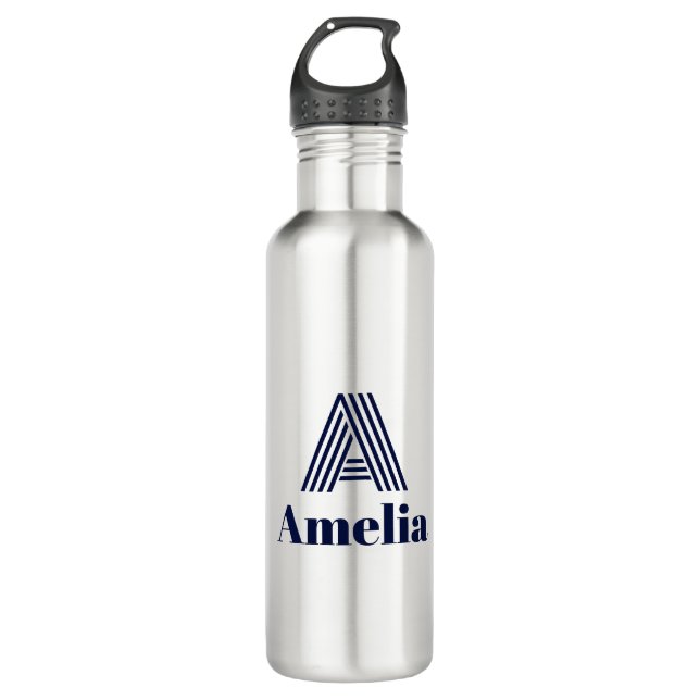 Garrafa Custom Name Water Bottle (Frente)