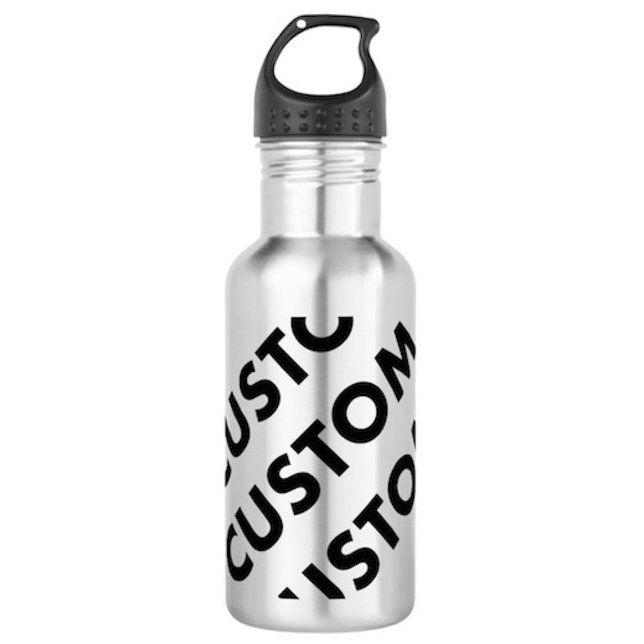 Garrafa Custom Stainless Steel Water Bottle 18oz. (Custom Stainless Steel Water Bottle 18oz.)