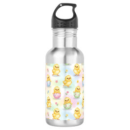 Garrafa Cute Baby Chick Watercolor Easter