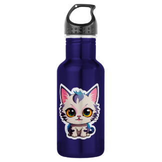 Garrafa Cute "Pastel Cat" Water Bottle
