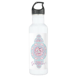 Garrafa Cute Personalizado Kawaii Bunny Mandala Ornamental