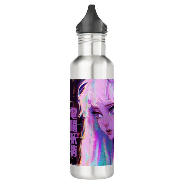 Garrafa Cyber Fada "Dennou Yousei" Glitchcore (Esquerda)